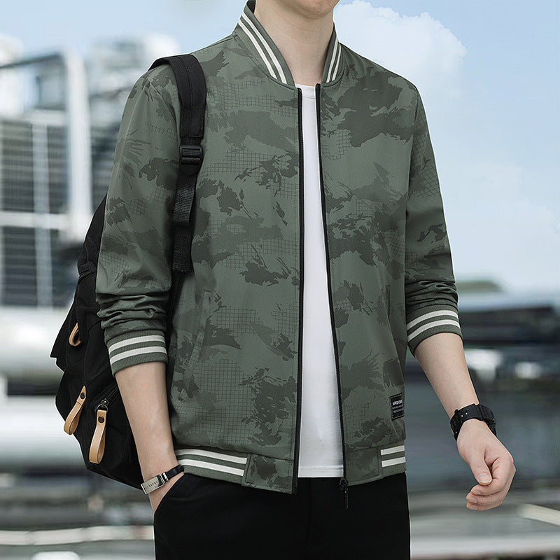 Herren Camouflage Bomberjacke Echo Archive