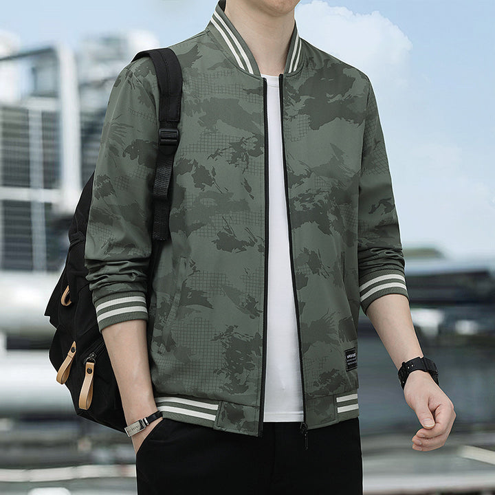 Herren Camouflage Bomberjacke Echo Archive