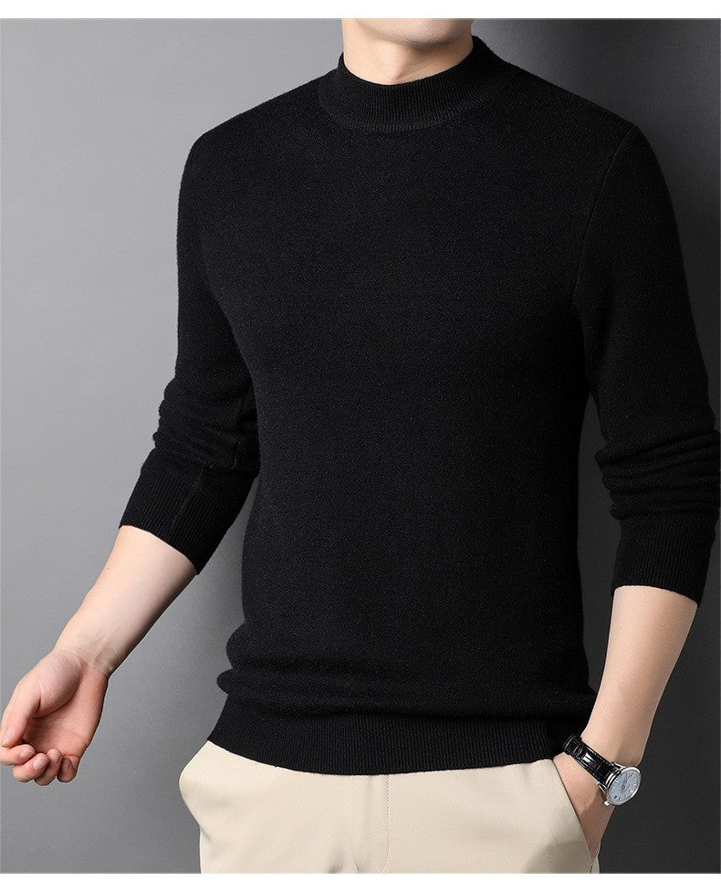Herren Feinstrickpullover mit Rollkragen und soften Materialien Echoarchiv