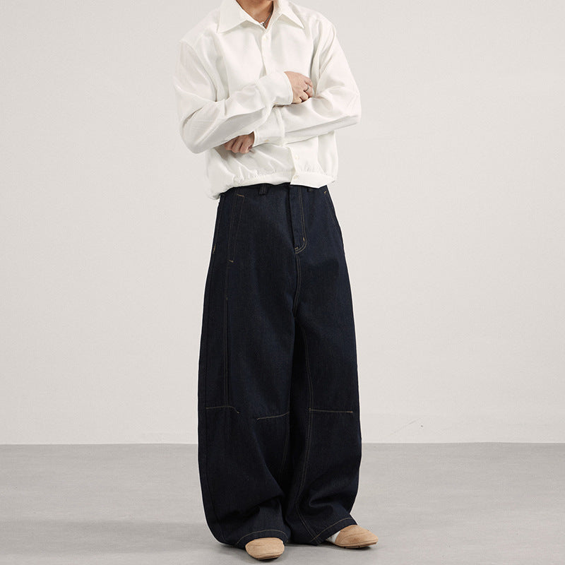 Herren Rohdenim Marlene-Baggy-Jeans mit tiefem Schritt und Kniepaneel-Details Echo Archiv