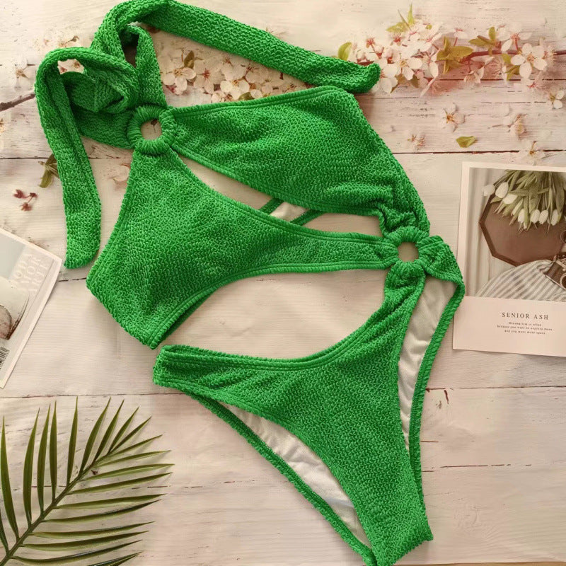 Damen Triangel-Bikini mit aufregendem Cut-Out und elastischem Stoff Echo Archiv