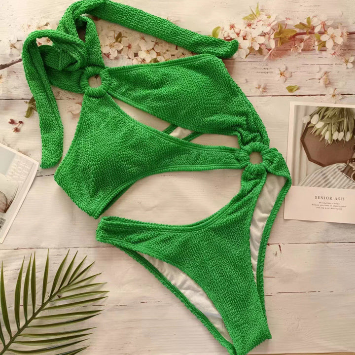 Damen Triangel-Bikini mit aufregendem Cut-Out und elastischem Stoff Echo Archiv