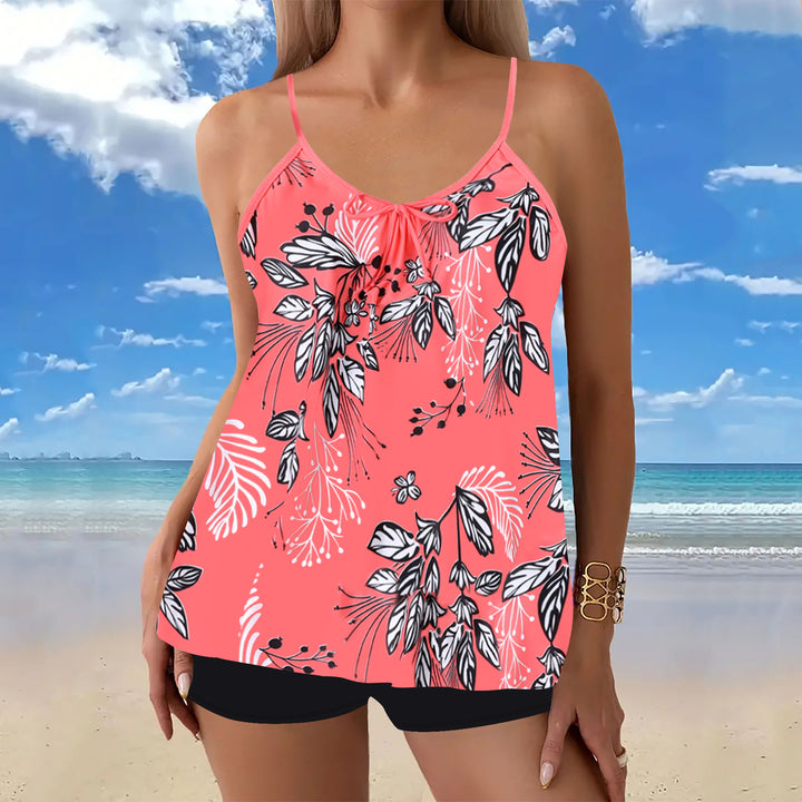 Damen lässiger Strandtop mit Shorts Echo Archiv