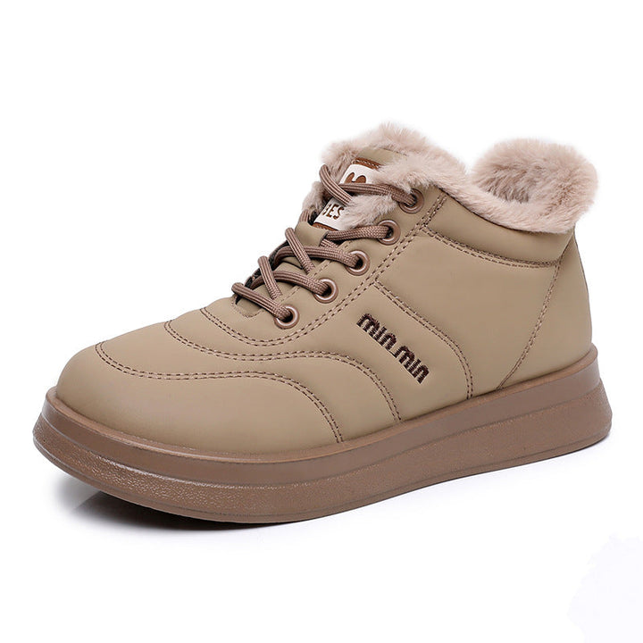 Damen Wärmende High-Top SnEchoarchivkers mit kuscheligem Innenfutter und rutschfester Sohle Echoarchiv