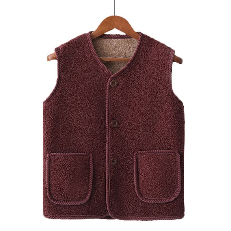Damen Kuschelige Weste aus Teddyfleece Echo Archiv