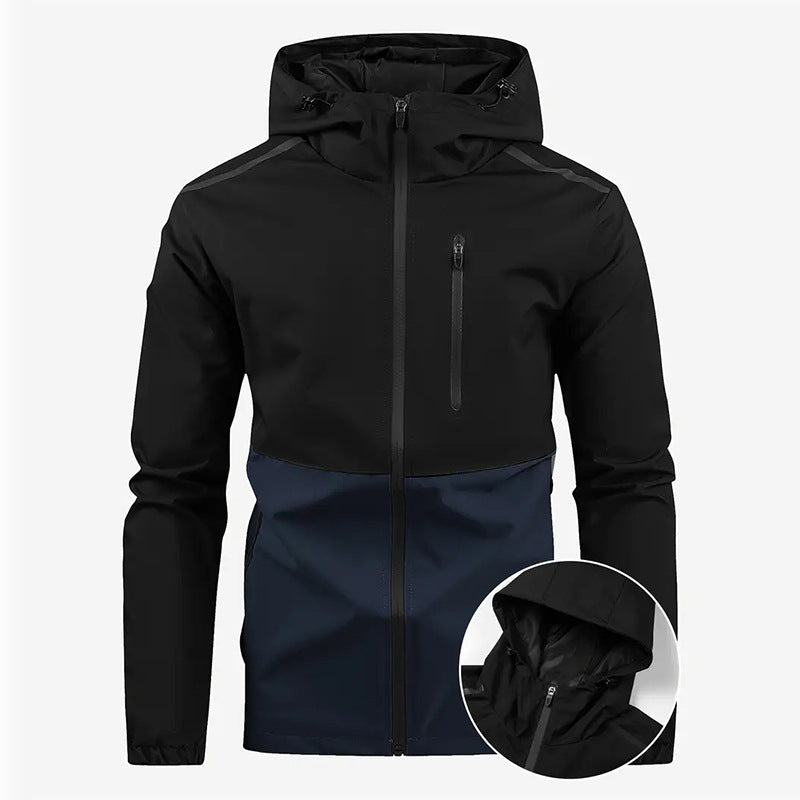 Herren multifunktionale Übergangsjacke mit versteckter Kapuze Echoarchiv
