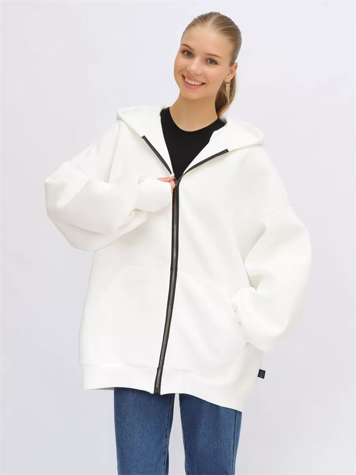 Damen Oversized Kapuzenjacke Echo Archiv