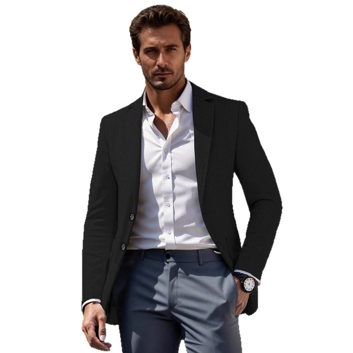 Herren eleganter Business-Anzugblazer mit schmaler Passform Echoarchiv