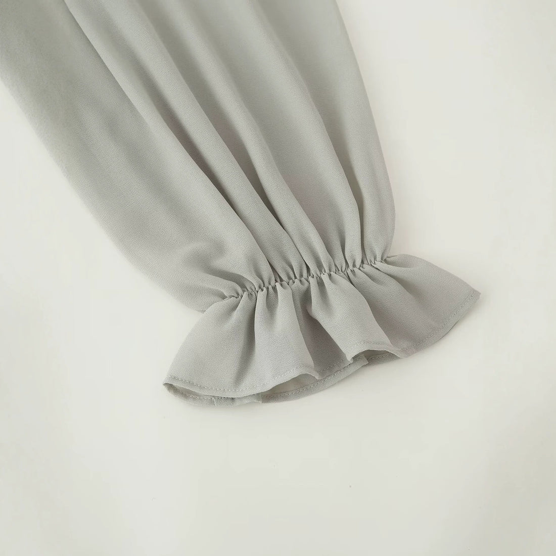 Damen Romantisches Volant‑Chiffon‑Minikleid mit Paillettenbesatz Echoarchiv