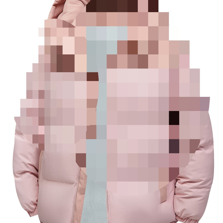 Herren Wattierte Steppjacke mit Cordbesatz, hohem Kragen & Thermofutter Echoarchiv