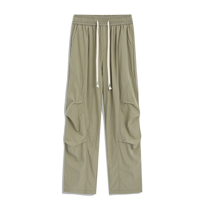 Herren Utility-Cargo-Loungehose mit Tunnelzugbund, Mehrfachtaschen & weitem Bein Echoarchiv