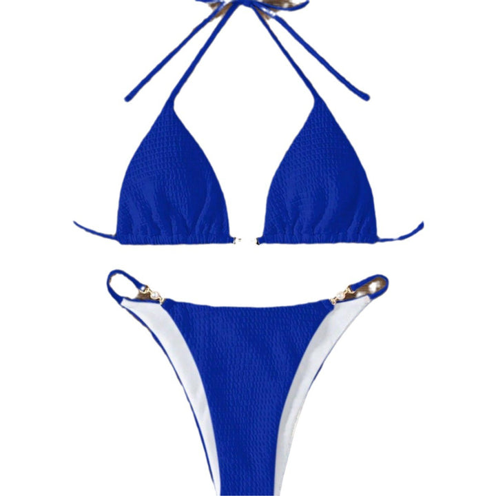 Damen Triangel-Bikini mit modischen Schnürdetails und eleganten Akzenten Echo Archiv