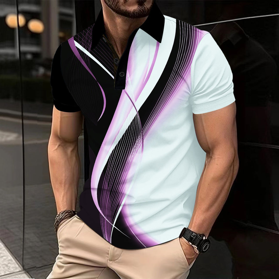 Herren Sportliches Poloshirt Echoarchiv