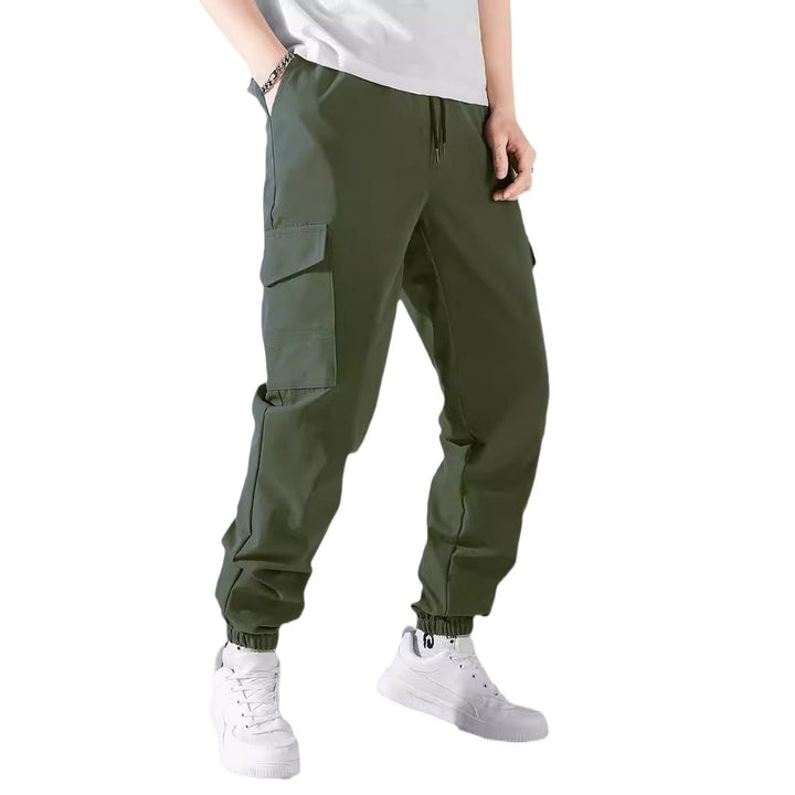 Herren Cargo-Hose mit elastischem Bund und praktischen Seitentaschen Echoarchiv