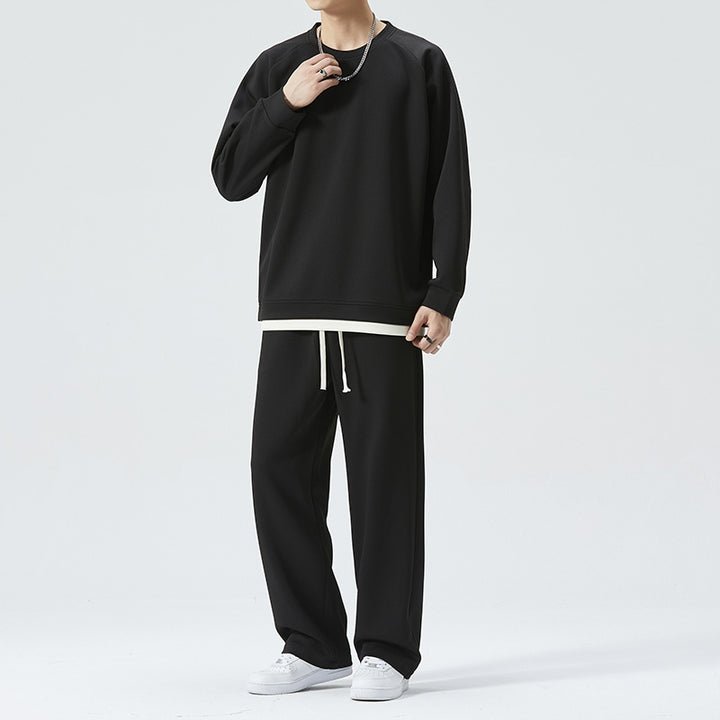 Herren Oversized Sweatshirt und Hose Set Echoarchiv