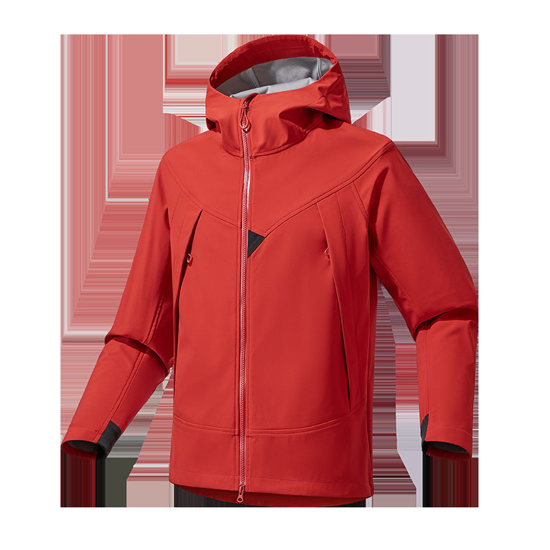 Herren Leichte Softshell‑Hoodiejacke mit winddichter atmungsaktiver Membran und ergonomischem Schnitt Echo Archiv