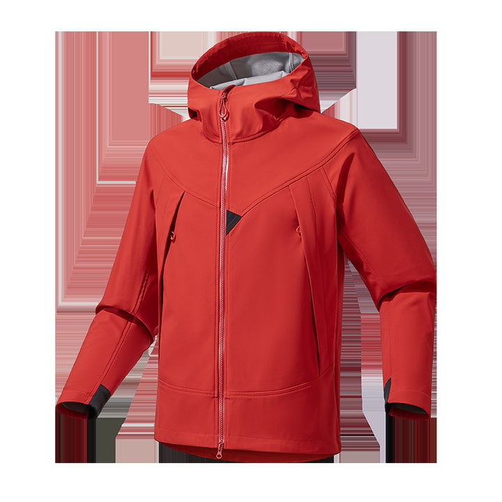 Herren Leichte Softshell‑Hoodiejacke mit winddichter atmungsaktiver Membran und ergonomischem Schnitt Echo Archiv