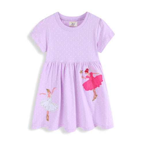 Mädchen Ballettkleid mit zauberhaftem Stickdesign Echo Archiv