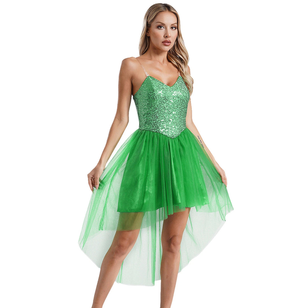 Damen Kostümkleid mit schimmerndem Tüllrock und filigranen Flügeln Echo Archiv