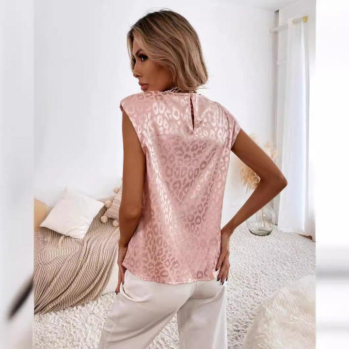 Damen Elegantes Tiermuster Oberteil Echo Archiv