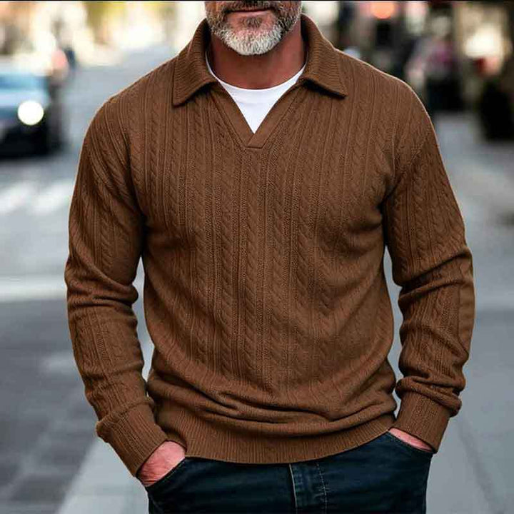 Herren Klassiker Strickpullover Echo Archiv