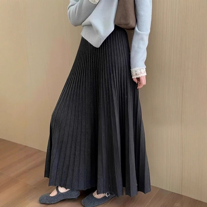 Damen Fließender Midirock mit elegantem Plissee Echo Archiv