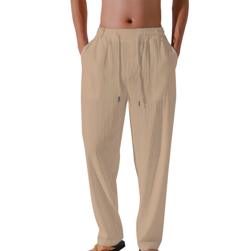 Herren Bequeme Strandhose mit elastischem Bund und lockerer Passform Echoarchiv