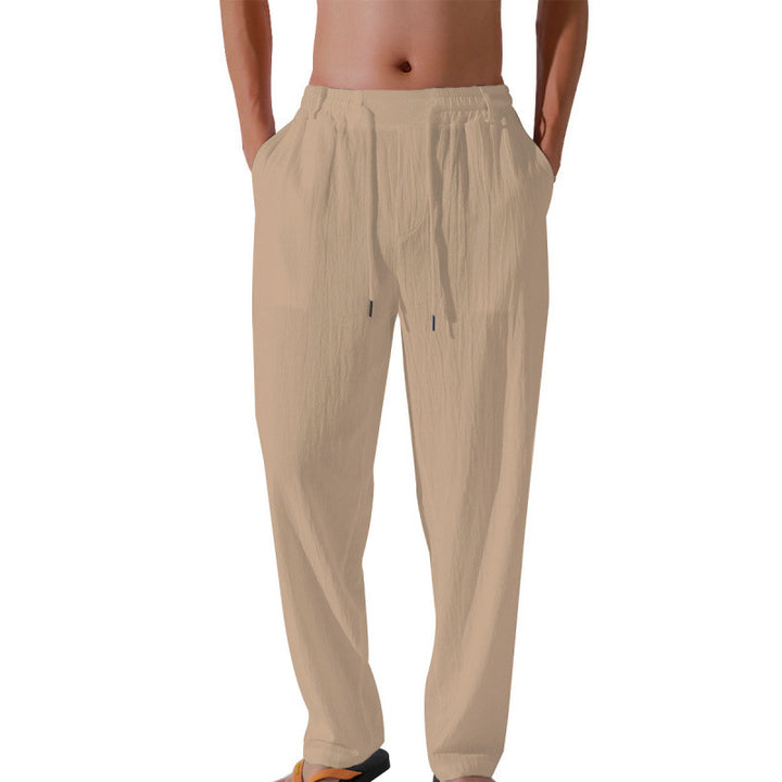 Herren Bequeme Strandhose mit elastischem Bund und lockerer Passform Echoarchiv
