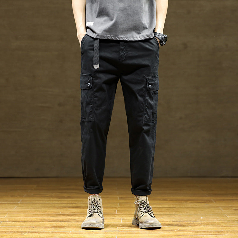 Herren Cargo-Hose mit praktischen Taschen und verstellbarem Bund Echoarchiv