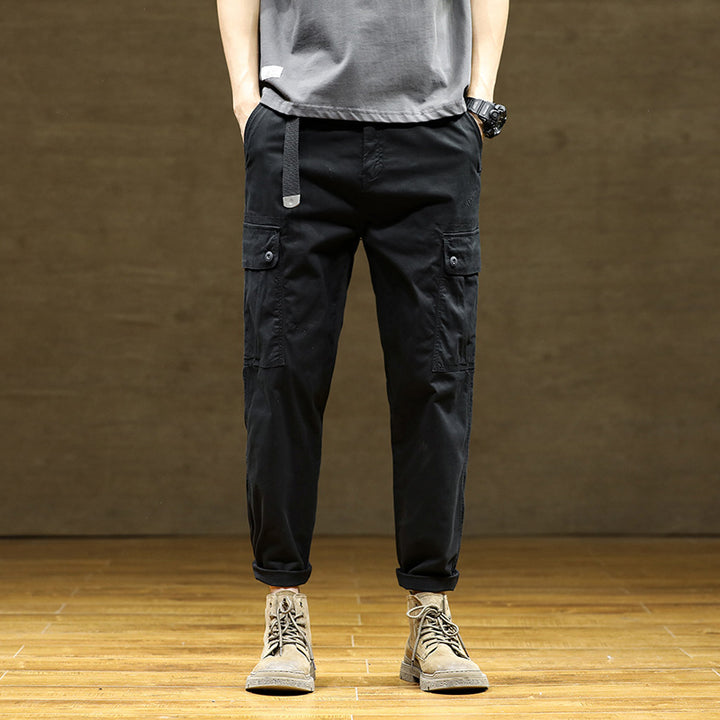 Herren Cargo-Hose mit praktischen Taschen und verstellbarem Bund Echoarchiv
