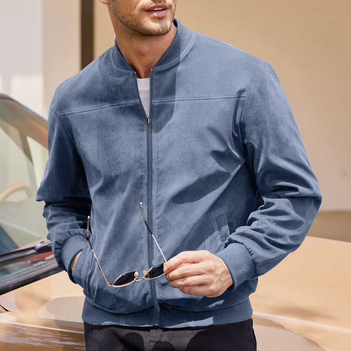 Herren lässige Sweatjacke im sportiven Design mit praktischen Taschen Echoarchiv