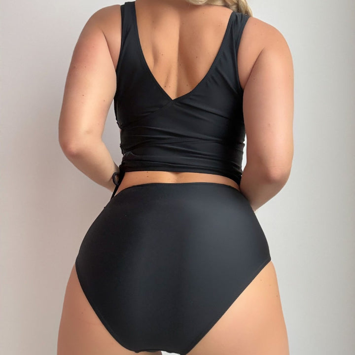 Damen Sportliches Wickel-Bikini-Set Echo Archiv
