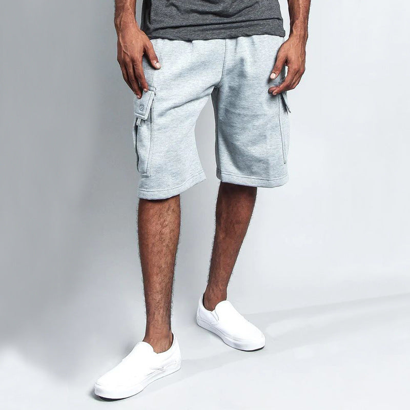 Herren Cargo-Shorts aus weichem Fleece mit praktischen Seitentaschen Echoarchiv