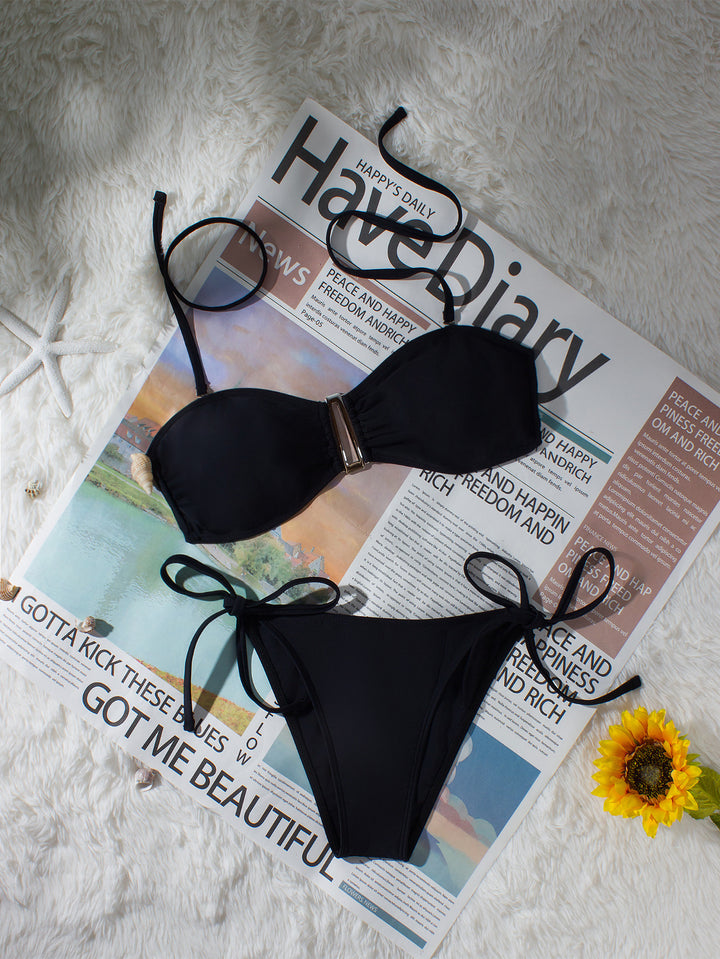 Damen Bandeau-Bikini mit verstellbaren Trägern und eleganten Detail Echo Archiv