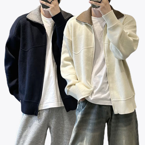 Herren Sportliche und modische Strickjacke Echo Archiv