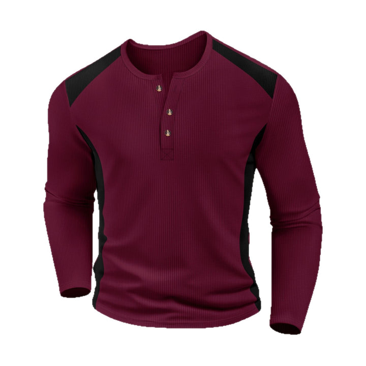 Herren Langarmshirt mit lässigem Schnitt und praktischen Knopfleisten Echoarchiv