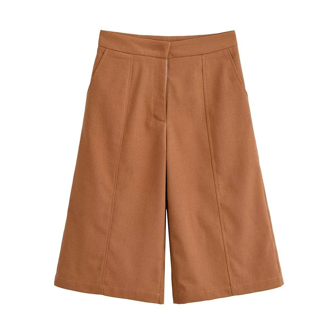Damen weite Chino-Shorts mit eleganter Faltenlegung und praktischen Seitentaschen Echo Archiv