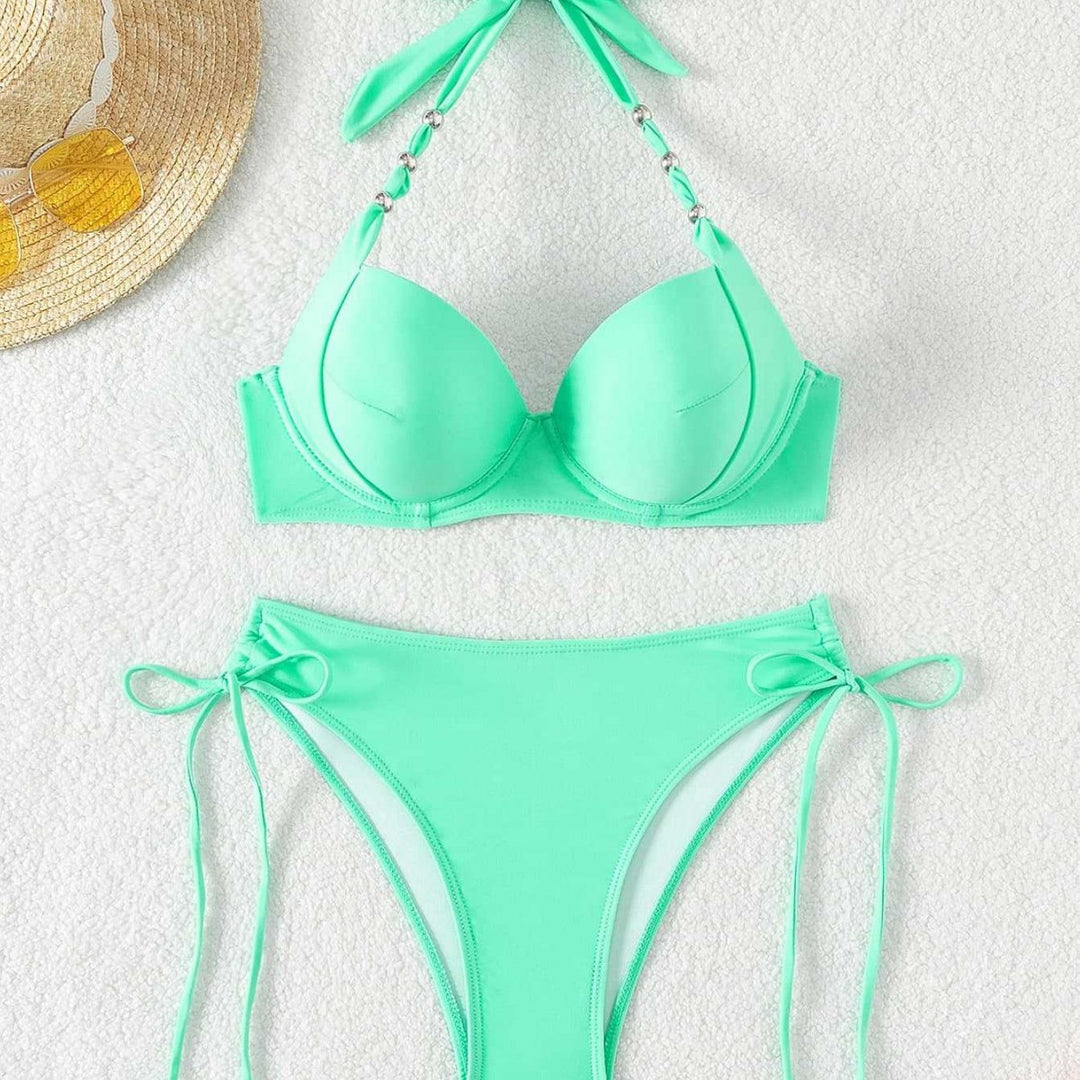 Damen Push-Up Bikini mit verstellbaren Bändern Echo Archiv