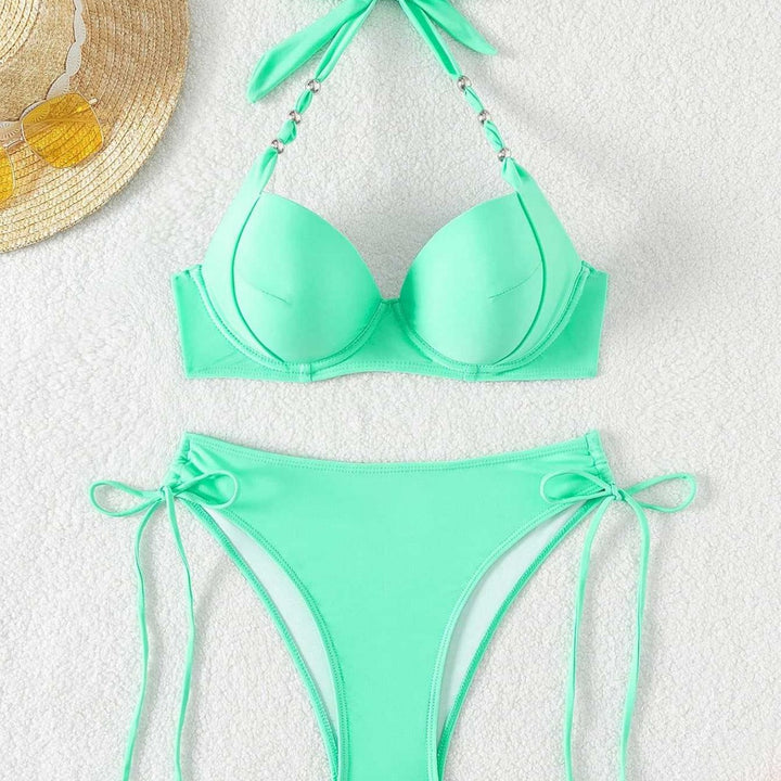 Damen Push-Up Bikini mit verstellbaren Bändern Echo Archiv