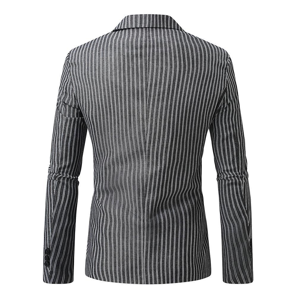 Herren eleganter Blazer mit feinen Streifen Echoarchiv