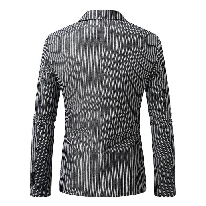 Herren eleganter Blazer mit feinen Streifen Echoarchiv