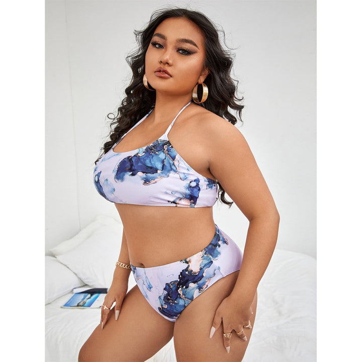 Damen Triangel-Bikini mit floralem Design und elastischem Bund Echo Archiv