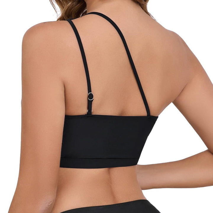 Damen Sportliches Cropped Top Echo Archiv