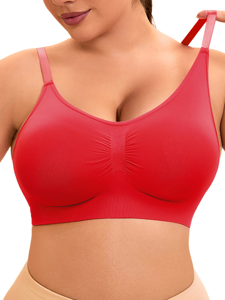 Damen sportlicher Bralette-BH mit nahtloser Passform und elastischem Unterband Echo Archiv