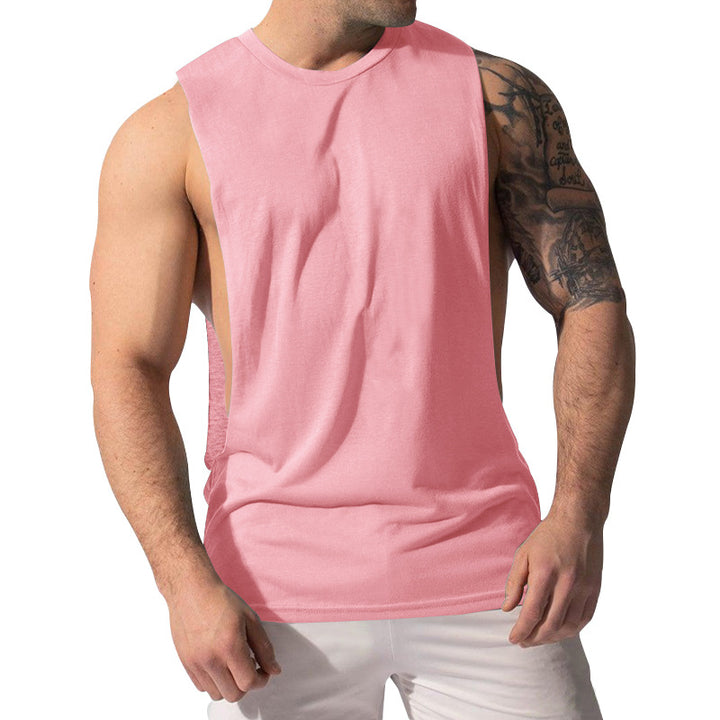 Herren nan Muskelshirt mit extra tiefen Armöffnungen und atmungsaktivem Baumwollmix Echo Archiv