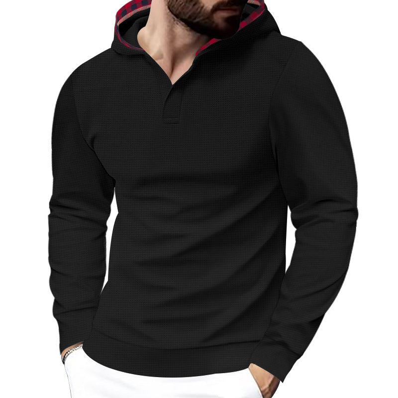 Herren lässiger Poloshirt mit strukturiertem Kragen Echoarchiv
