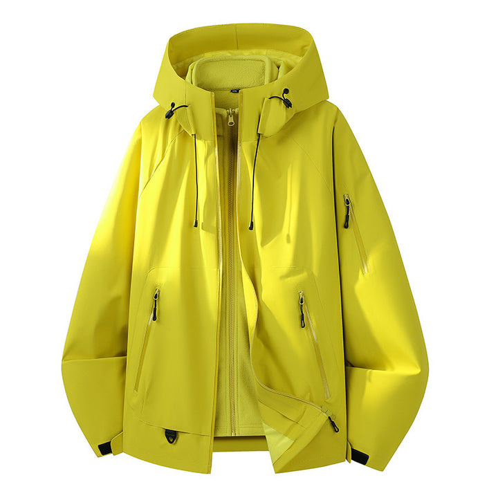 Herren Funktionsjacke mit verstellbarem Kapuzenverschluss Echo Archiv