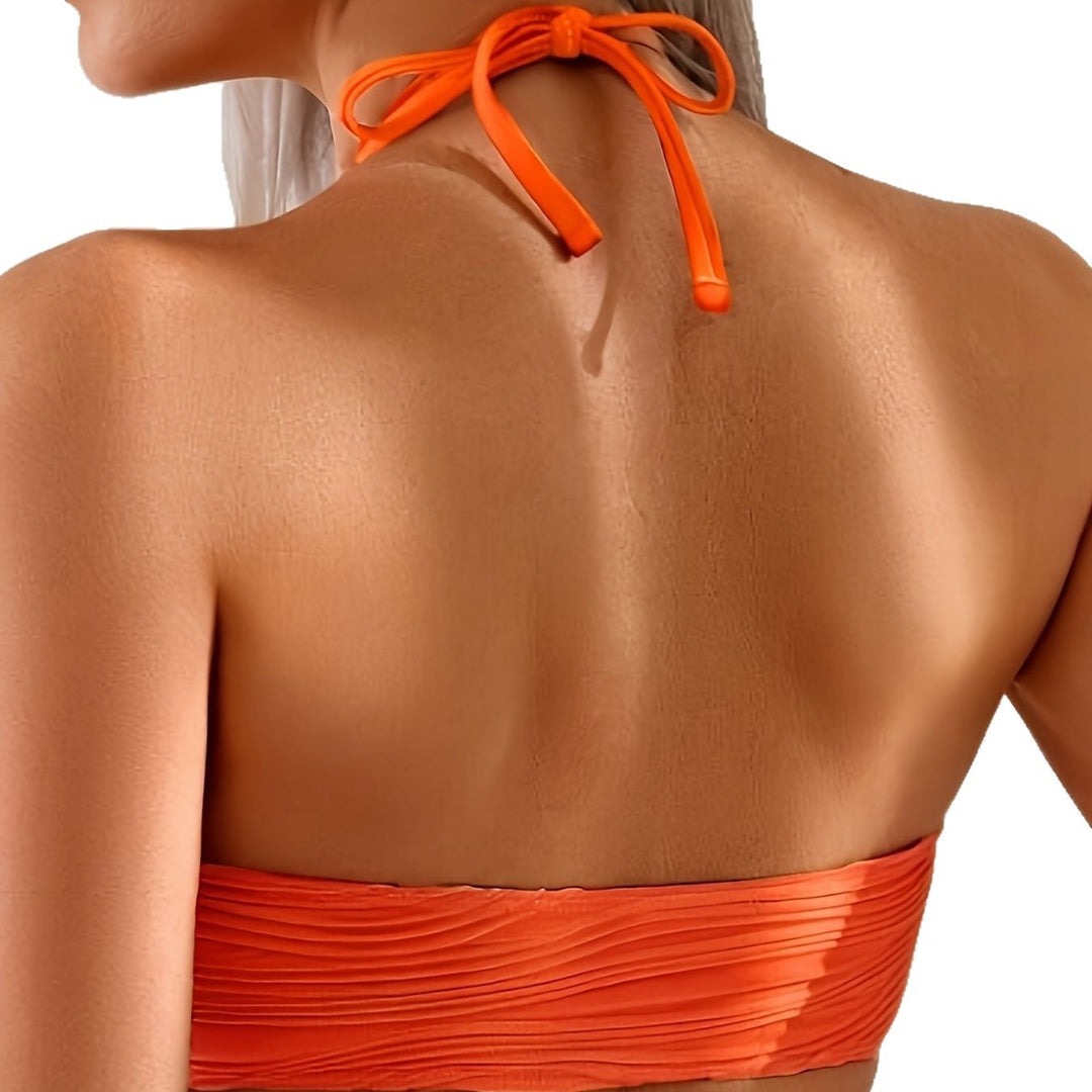 Damen Bandeau-Bikini mit Raffung und Schnürung Echo Archiv