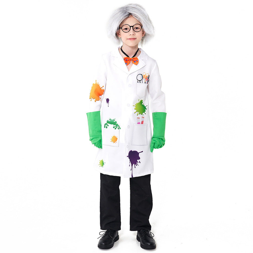 Unisex Laborkittel Kostüm mit lustigen Accessoires Echo Archiv