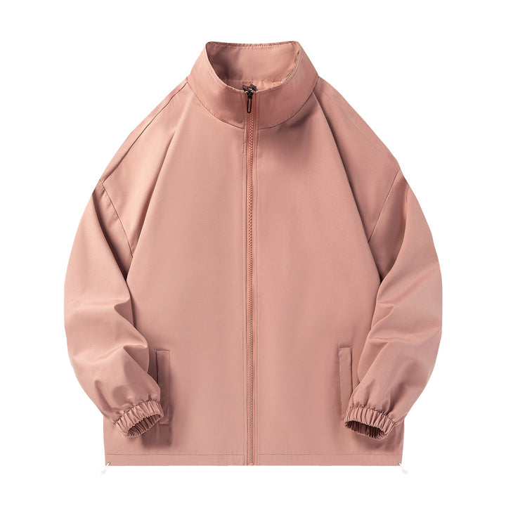Unisex Leichte Windjacke mit hochabschließendem Stehkragen, Elastikbündchen & verstellbarem Kordelzugsaum Echo Archiv